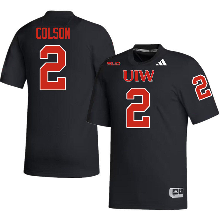 Incarnate Word Cardinals #2 EJ Colson College Football Jerseys,Uniforms-Black